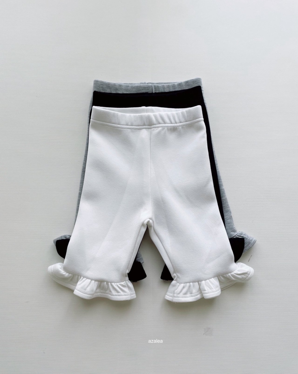 Azalea07｜(85-118cm) 荷葉邊五分褲