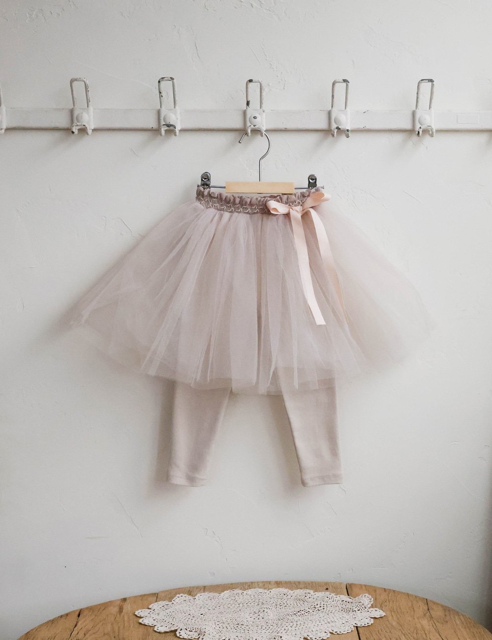 FLO19｜(75-135cm) 3色夢幻薄紗內搭褲裙