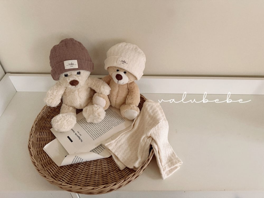 Valubebe64｜(65-90) 針織反摺帽