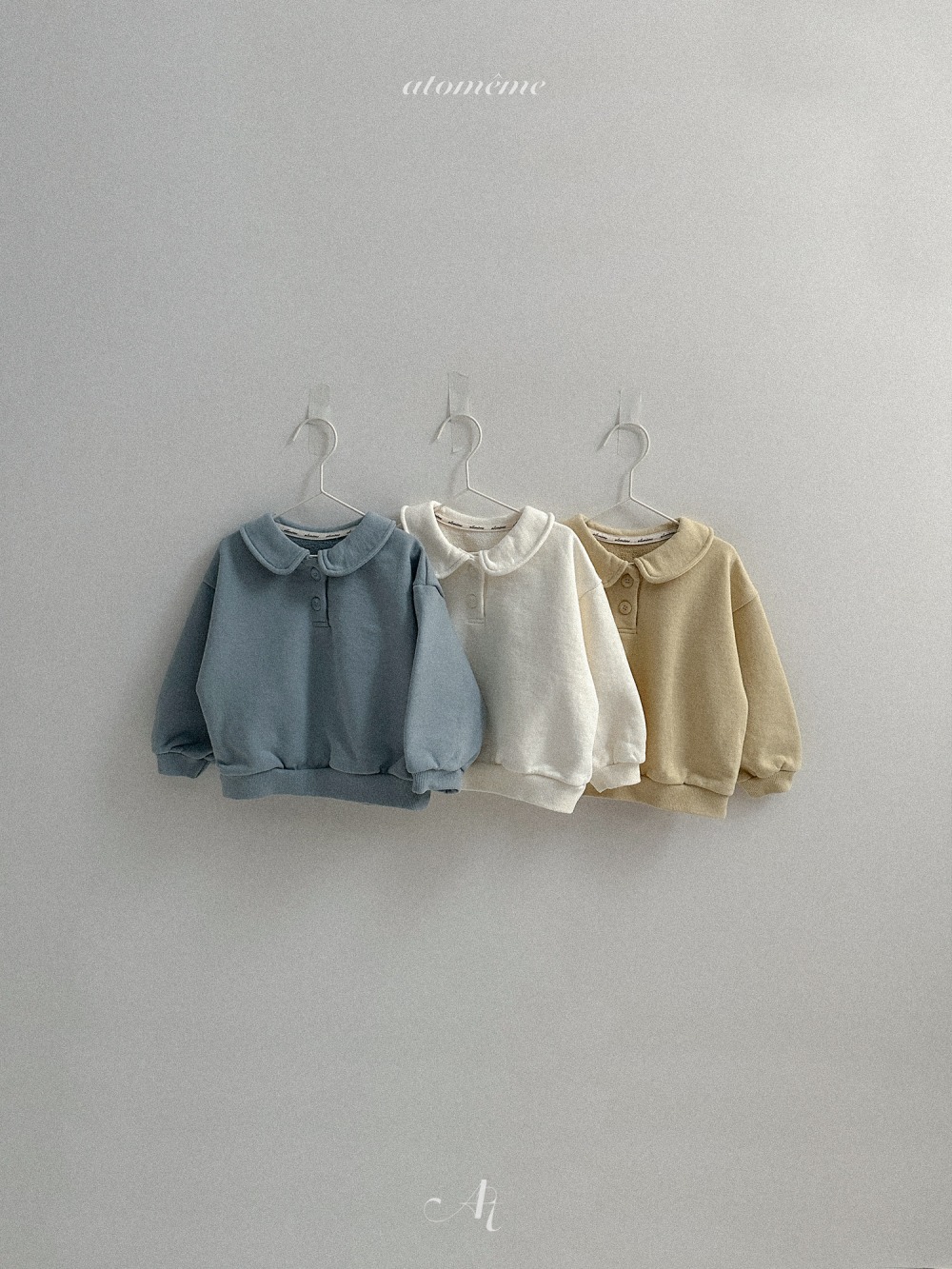 Atomeme13｜(70-110) 春日有領休閒上衣