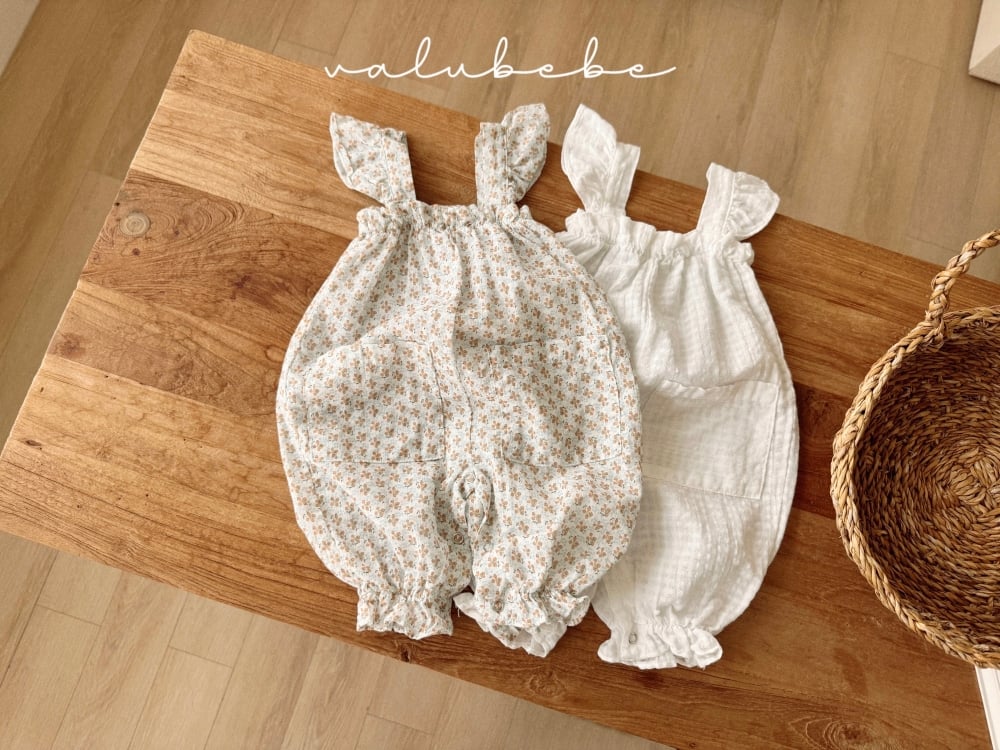 Valubebe 49｜(65-90cm) 褶邊翅膀吊帶服