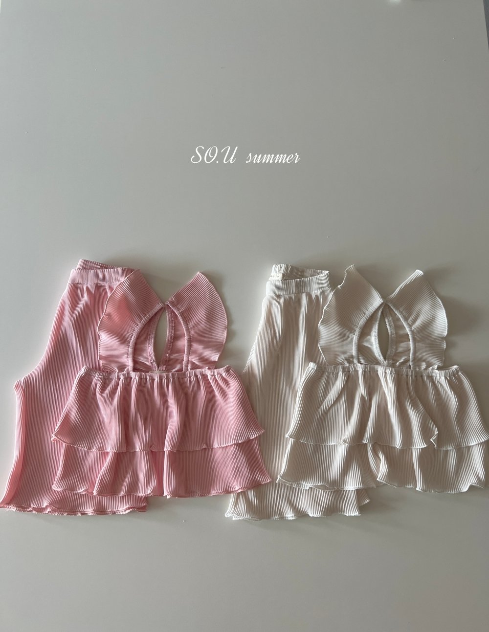 SO.U22｜(6m-4y) 荷葉細條套裝