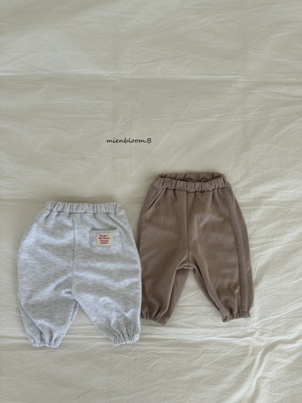 Bloom.b15｜(0m-18m) 棉質休閒縮口褲
