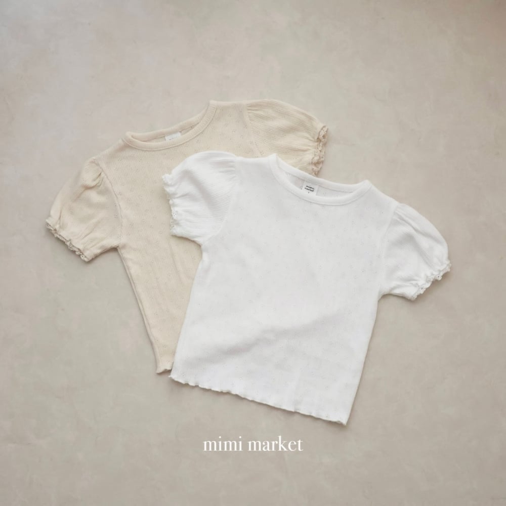 mimi market15 (75-90cm)  泡泡袖素色上衣