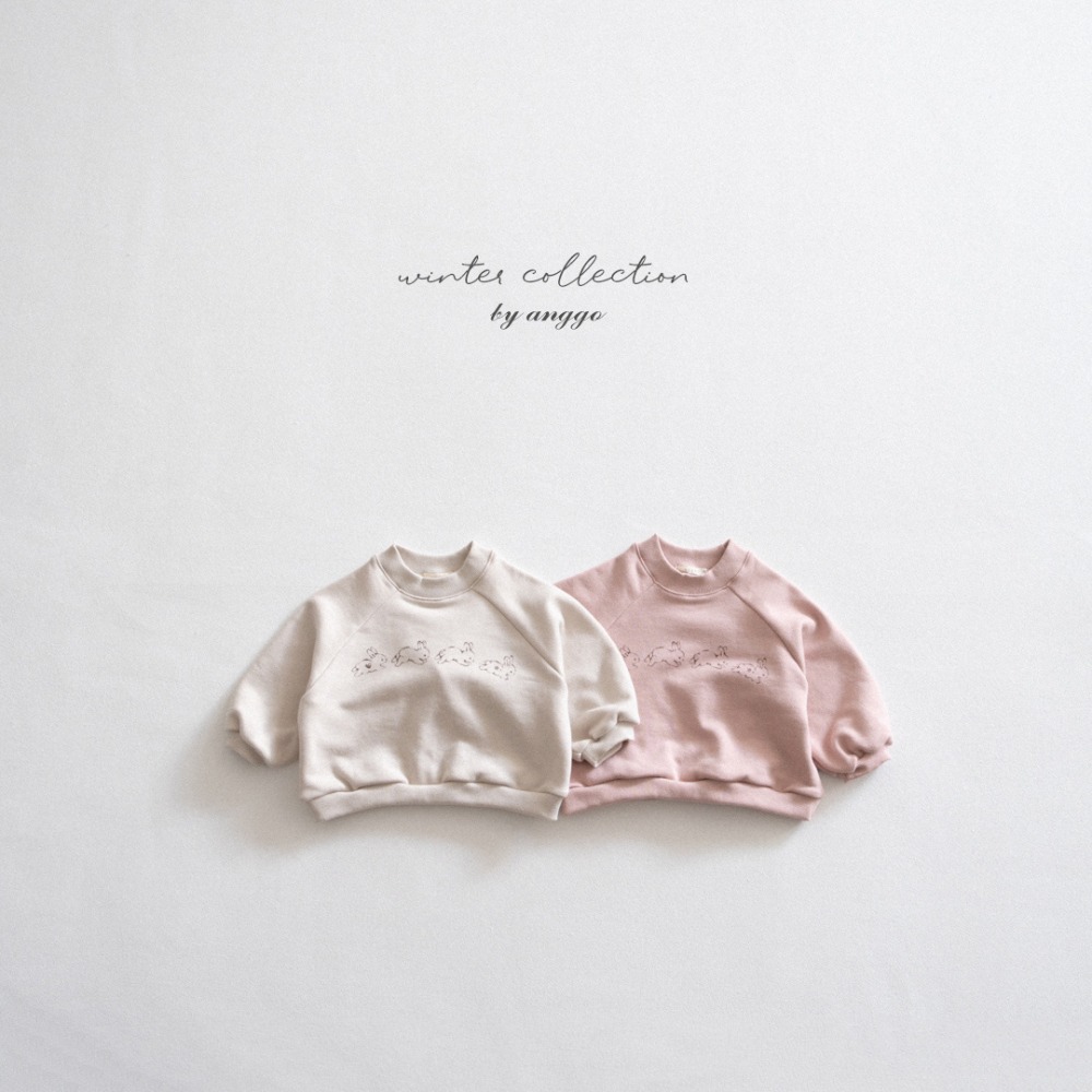 anggo06｜(75cm-120cm) 兔子印花休閒上衣