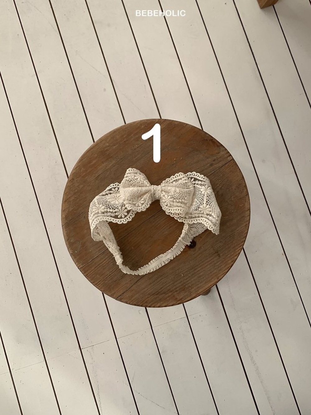 Bebe holic54｜(Free) 蕾絲花邊髮帶