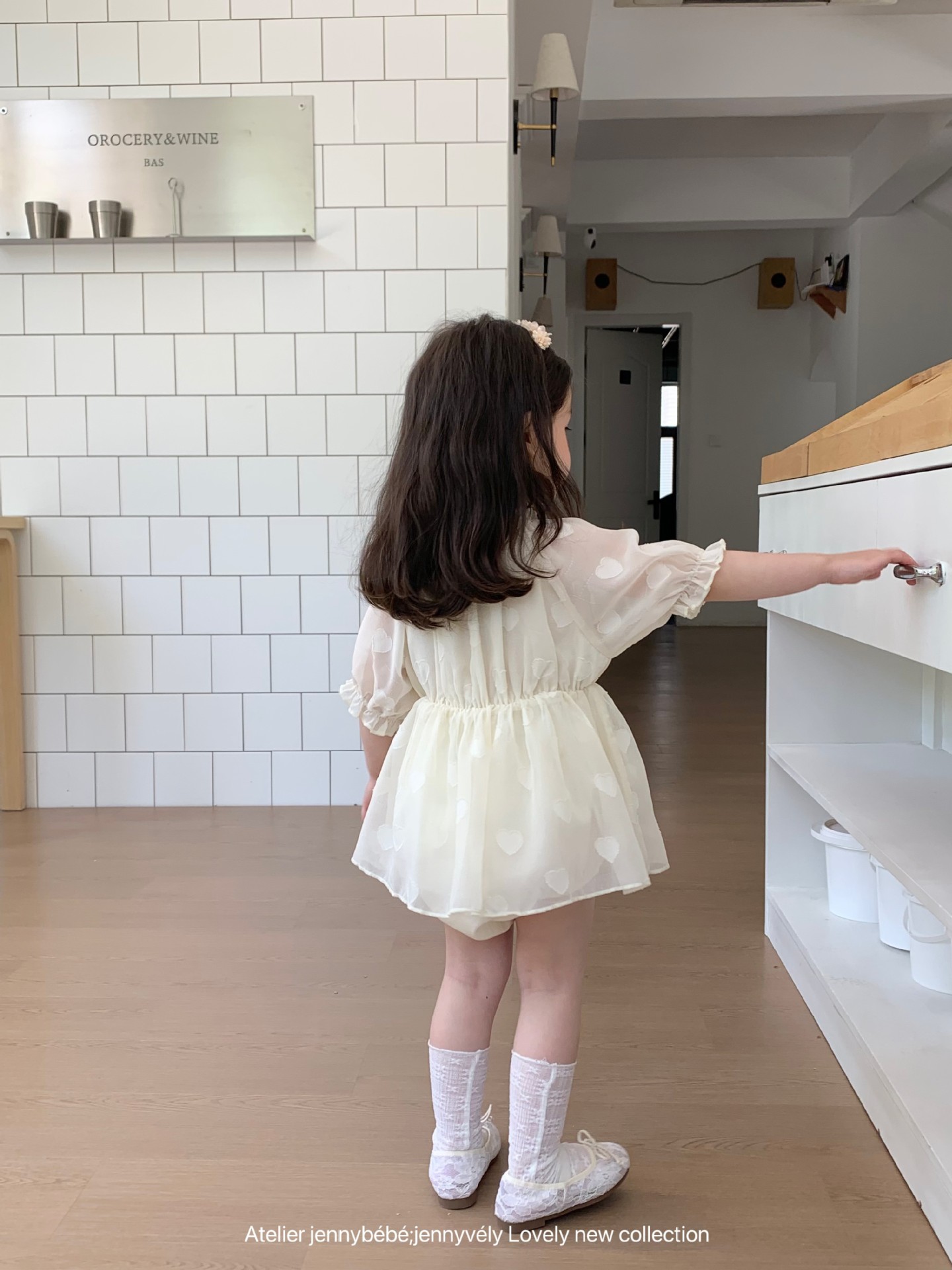 JE12｜(66-90cm) 雪紡愛心包屁洋裝