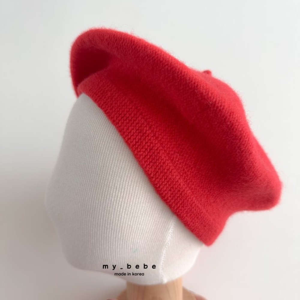 my_bebe37｜(12m~4y) 素面貝蕾帽