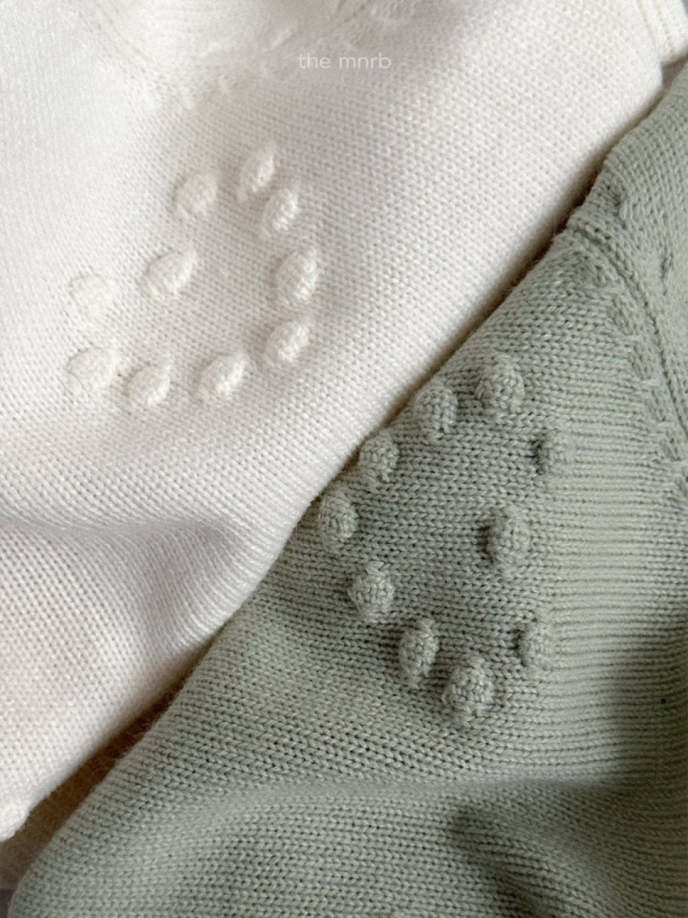 MiniRobe52｜(70-110) 愛心針織衫上衣