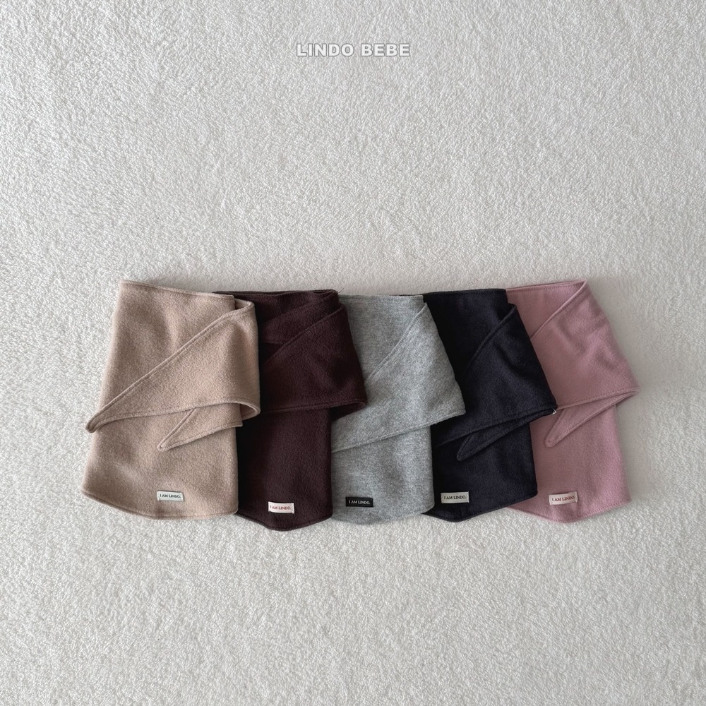 Lindo32｜(3m-18m) 素面三角圍巾