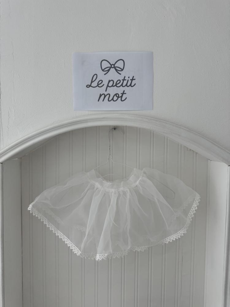LePetitmot21｜(80-125cm) 蕾絲芭蕾舞襯裙
