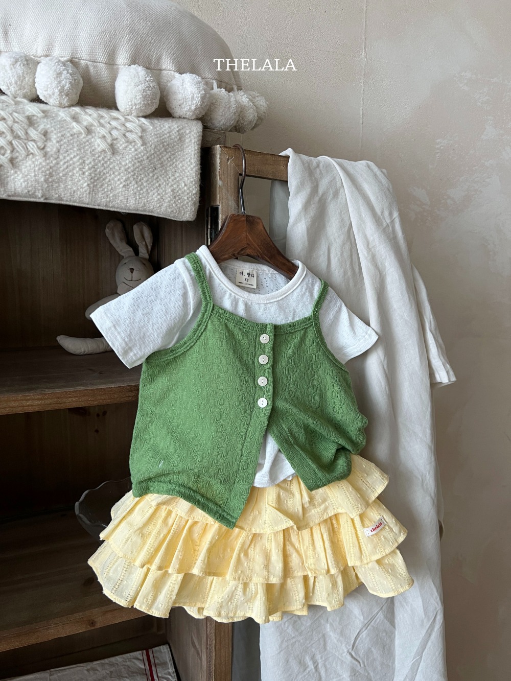 thelala28｜ (70-115) 透氣排釦細肩背心