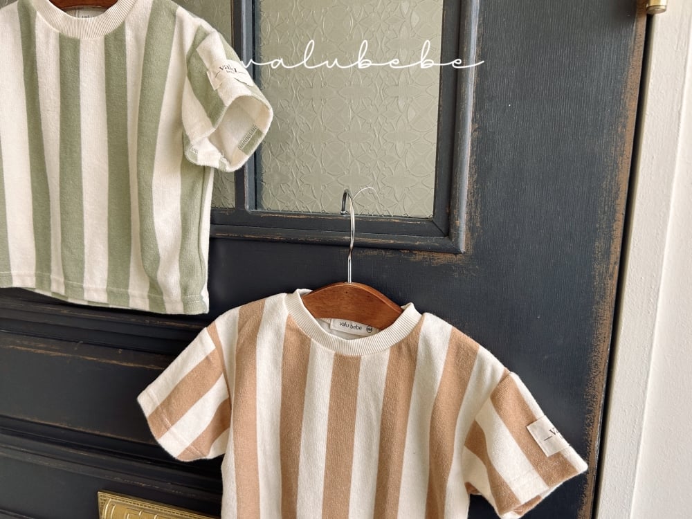 Valubebe 60｜(65-90cm) 條狀足球上衣