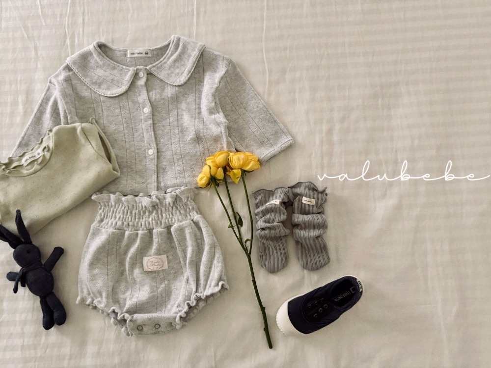 Valubebe57｜(65-80) 捲邊透氣燈籠褲