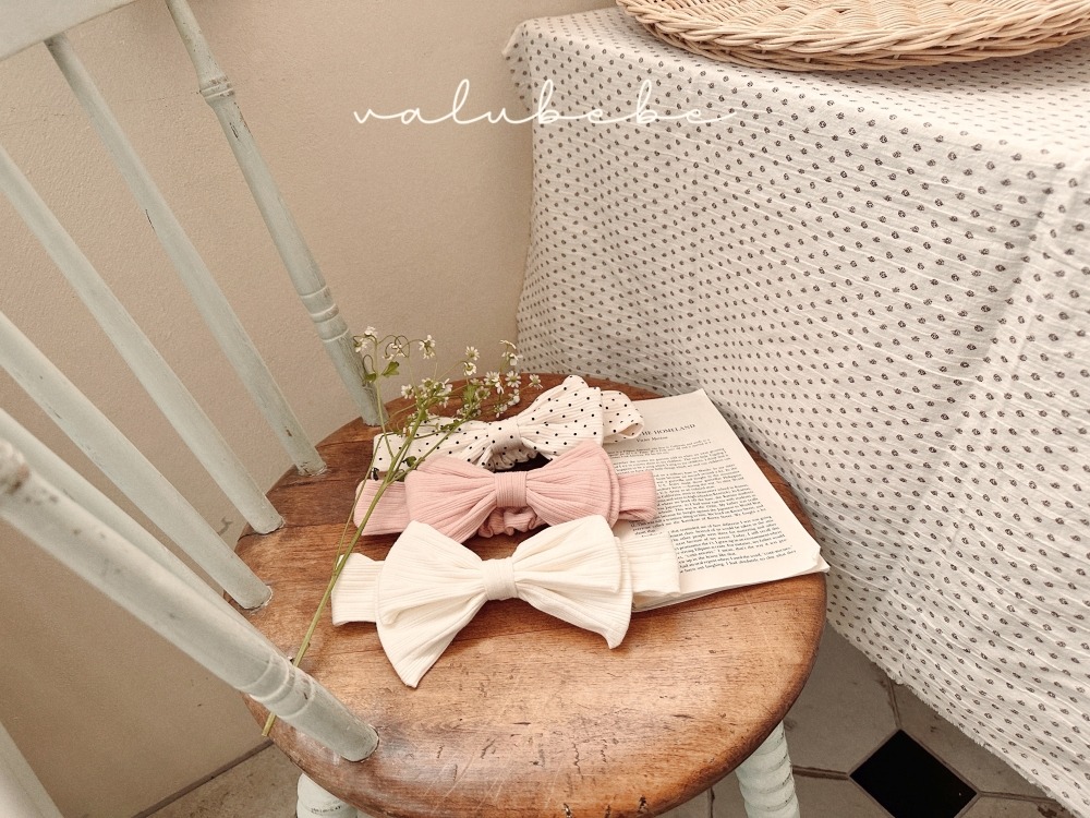 Valubebe32｜(65-80) 蝴蝶結髮帶