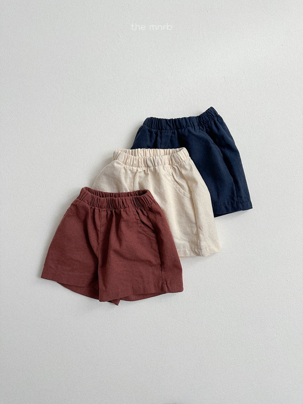 MiniRobe47｜(70-110) 素面簡約短褲