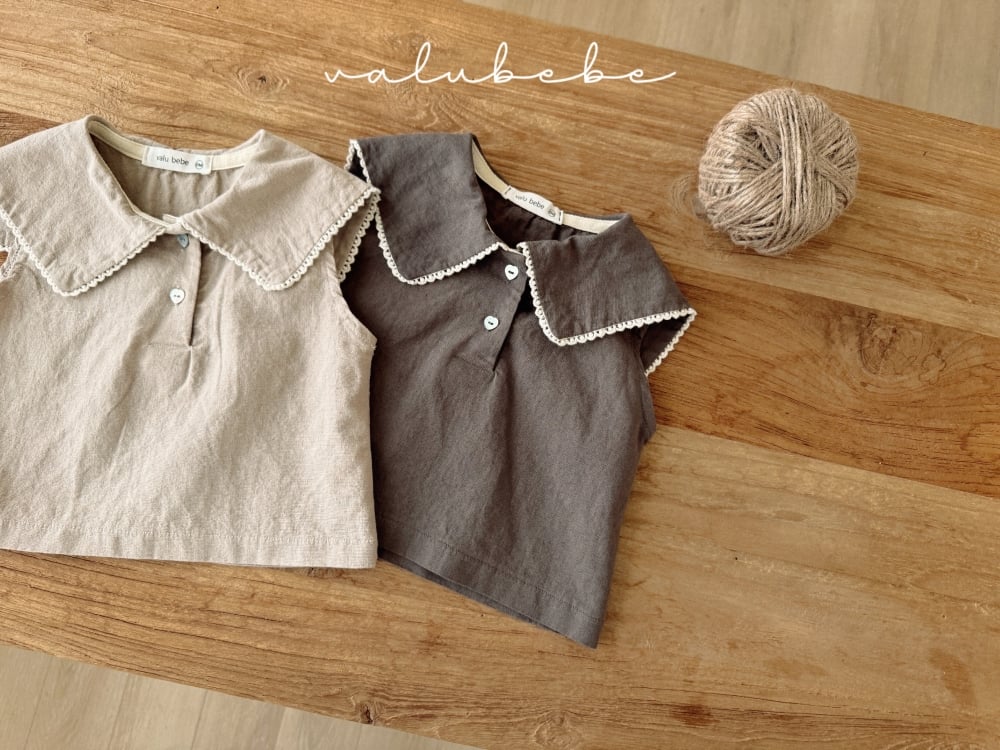 Valubebe 10｜(65-90cm) 無袖大領襯衫