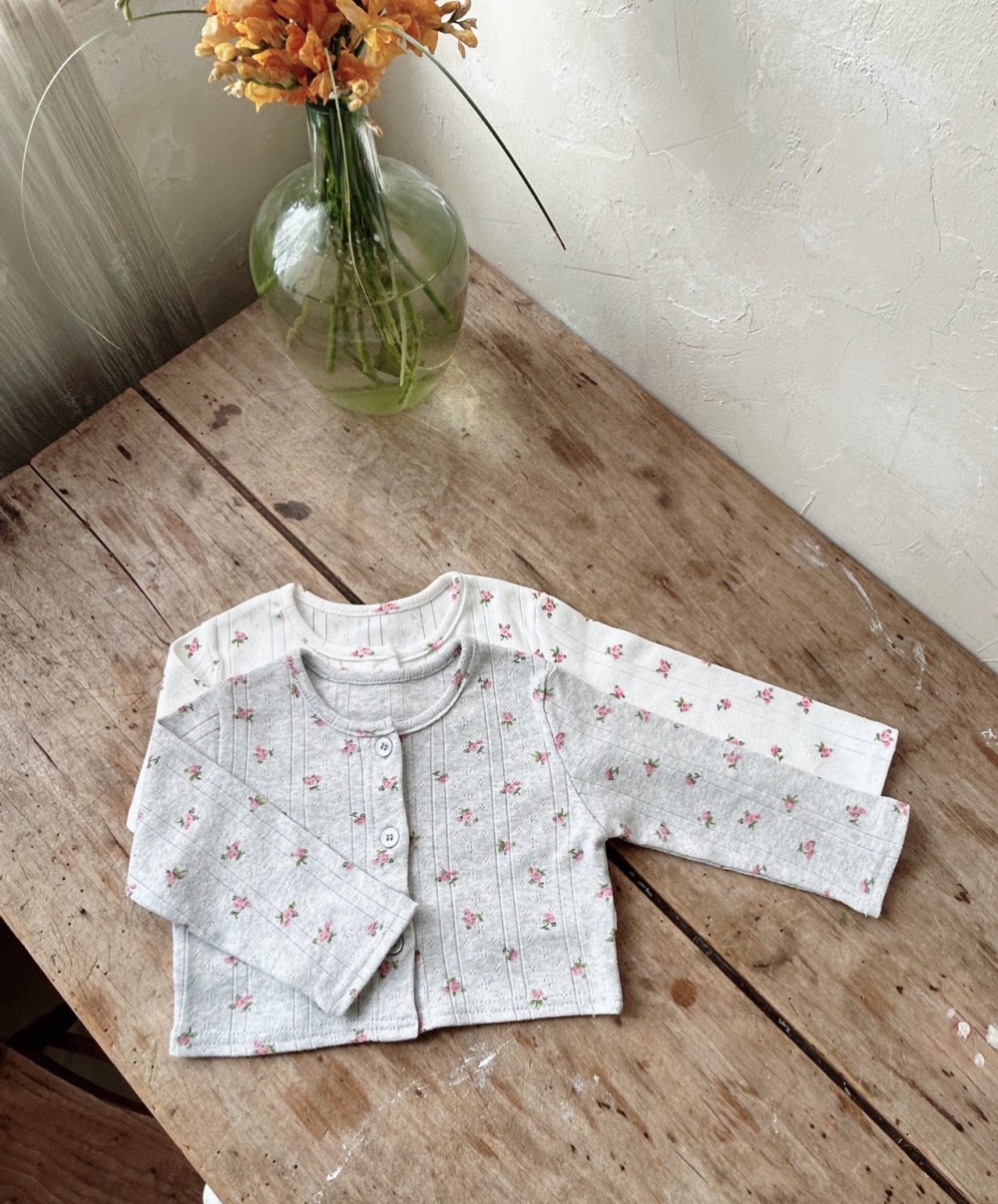 Azalea15｜(85-118cm) 小花朵開衫裝