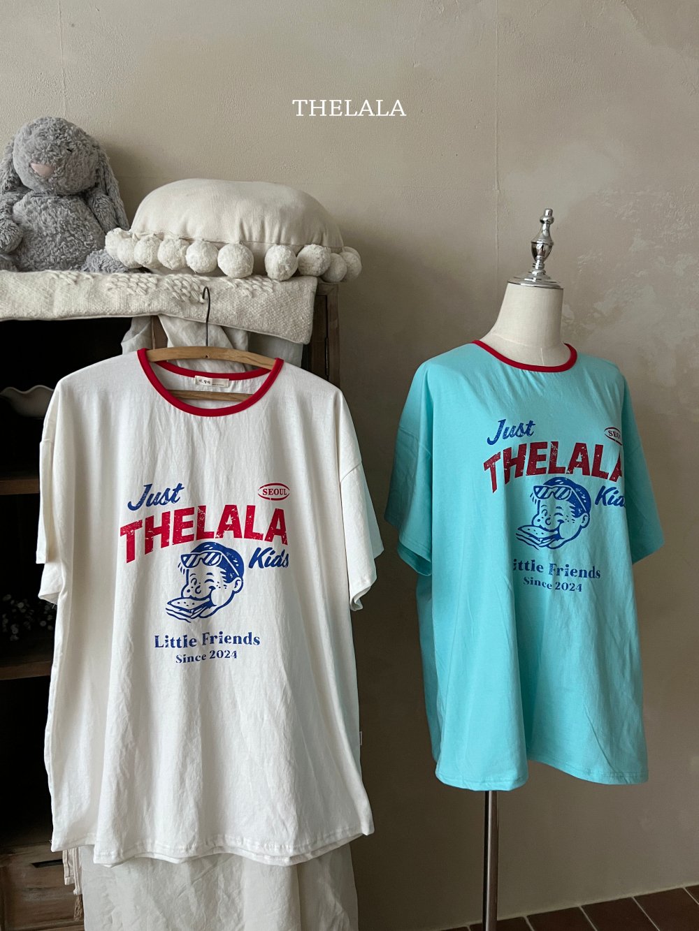 thelala43｜ (70-115-mom) 美式男孩印花上衣