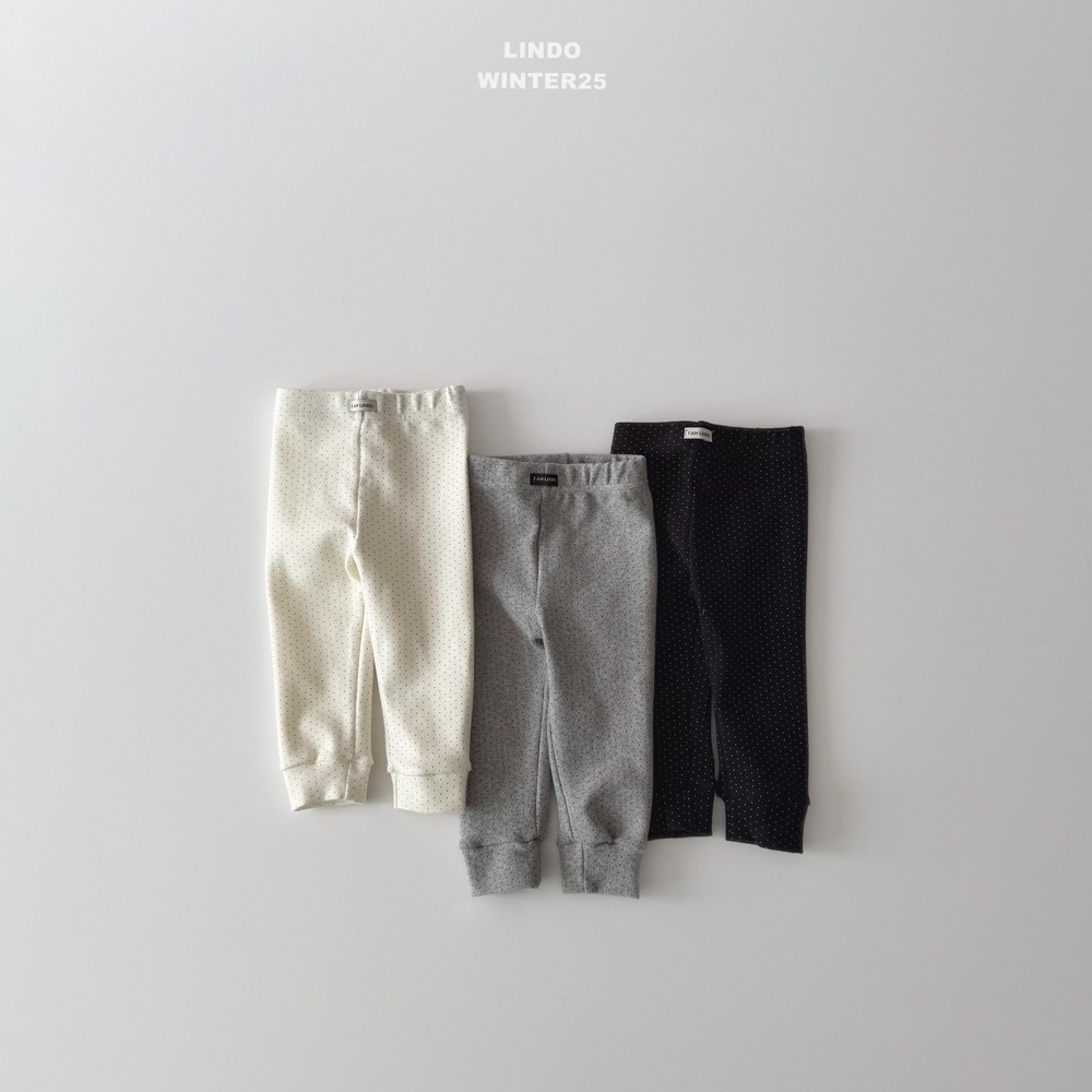 Lindo58｜(80cm-125cm) 波點緊身束口褲