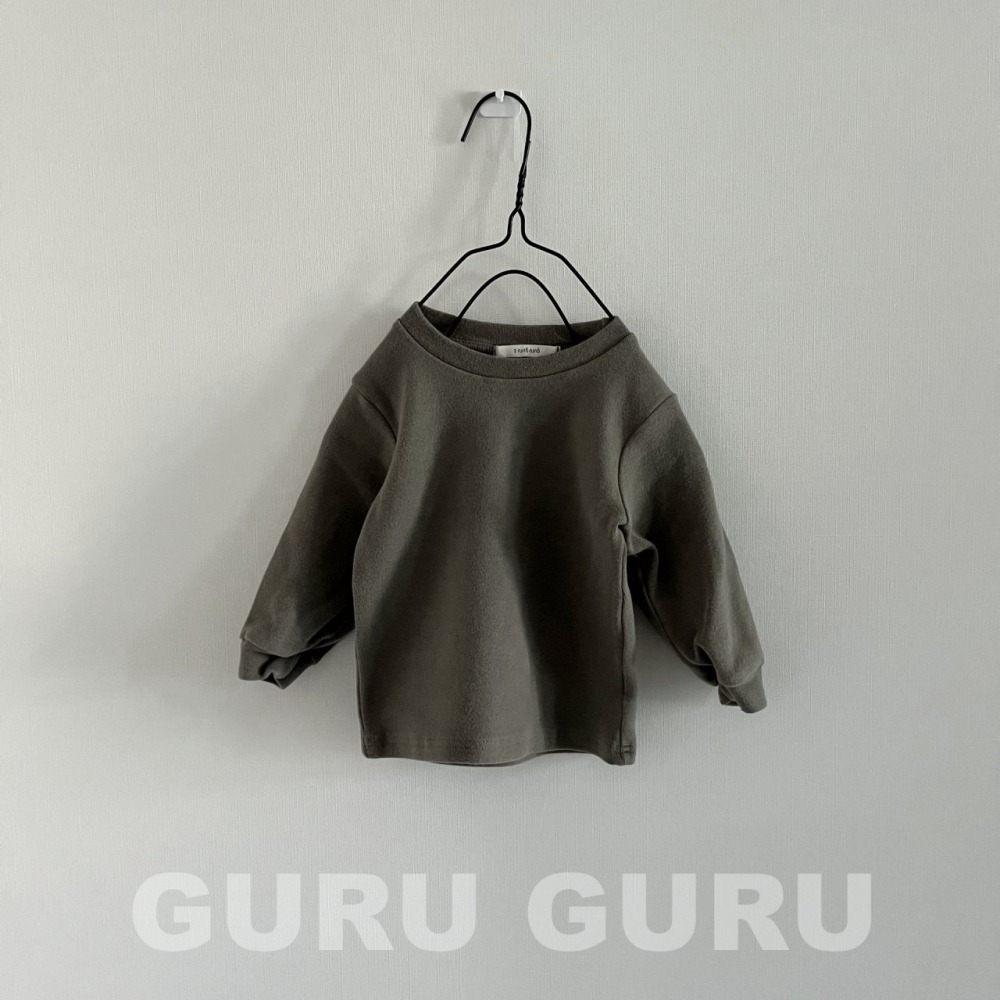 GURU GURU11｜(6m-24m) 3色簡約素面休閒上衣