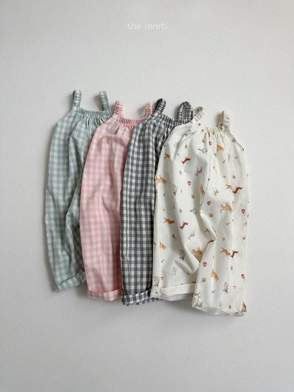 MiniRobe21｜(70-110) 無袖吊帶連身褲