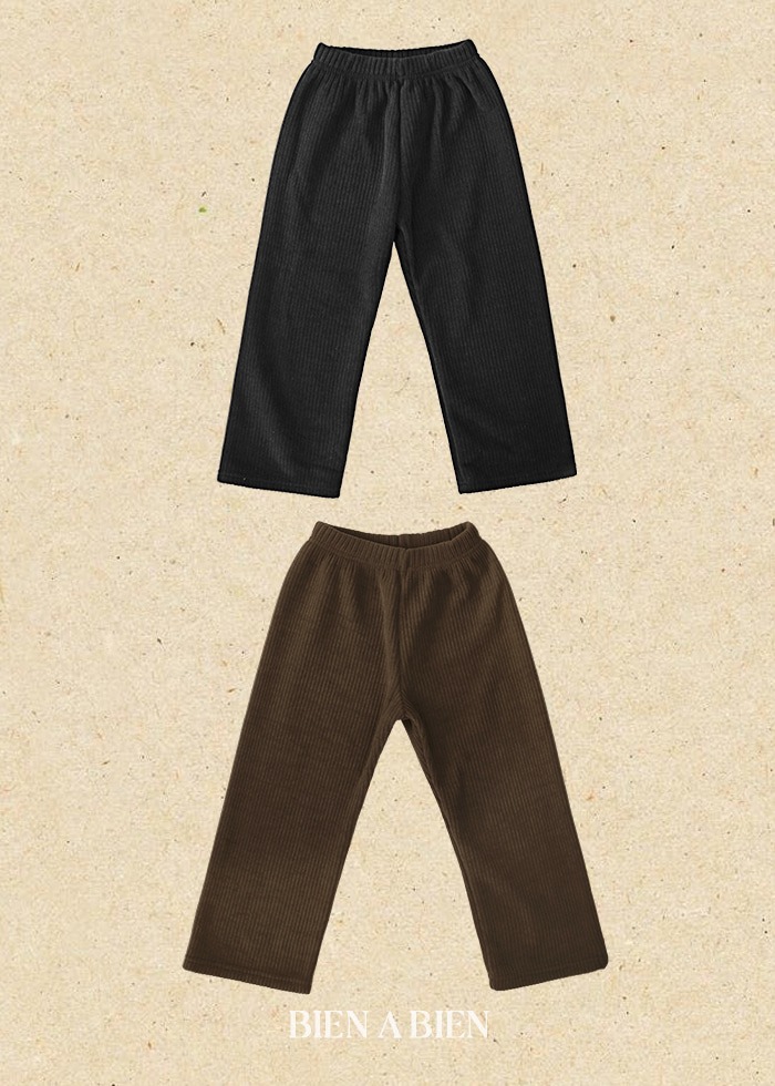 Bien A Bien04｜(90cm-130cm) 燈芯絨直筒長褲