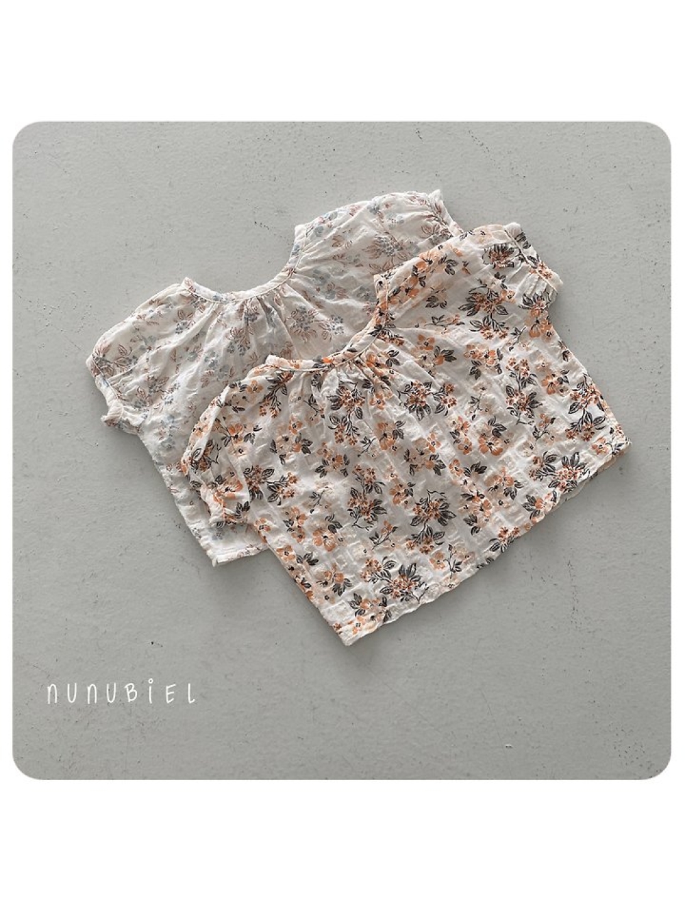 NUNU BIEL06｜(65-115cm) 梅花雪紡衫