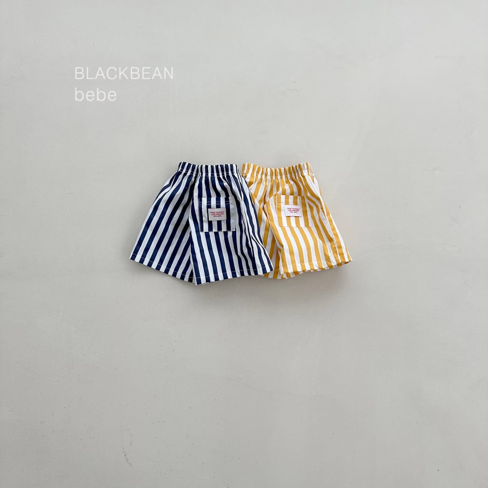 BEAN17｜(65-120cm) 南瓜線條短褲