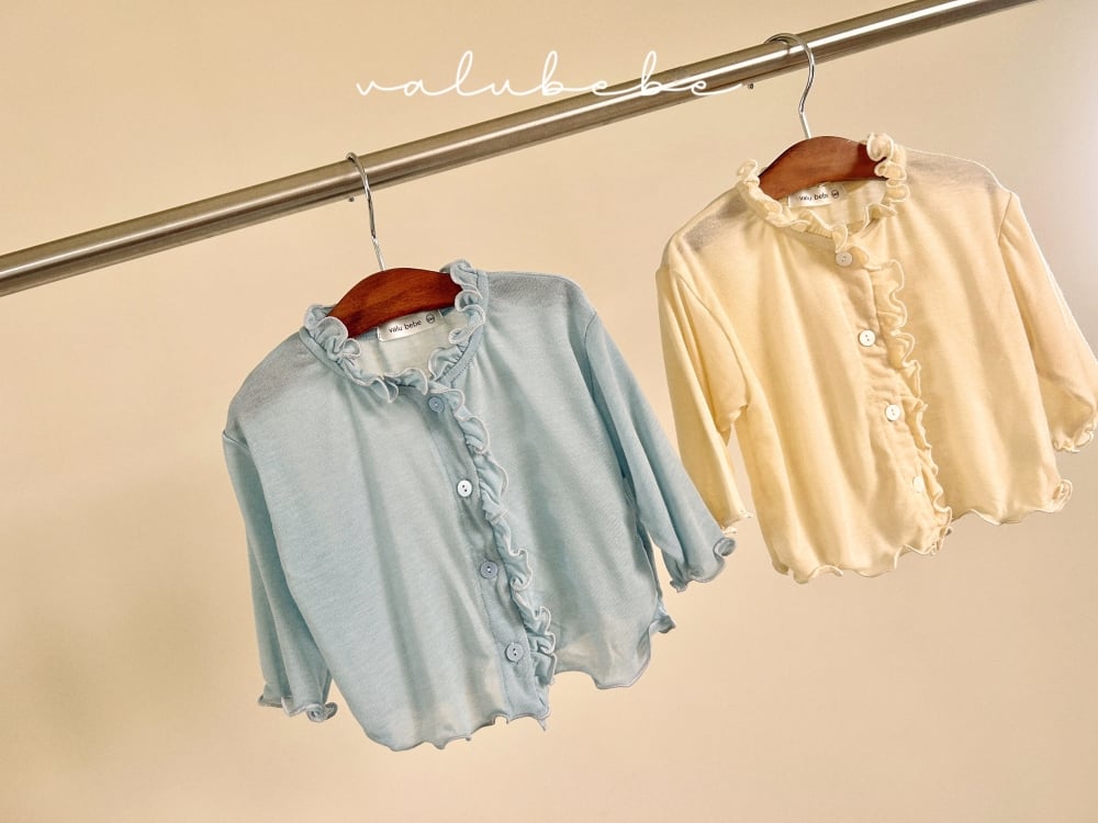 Valubebe 45｜(65-90cm) 花邊鈕釦外套