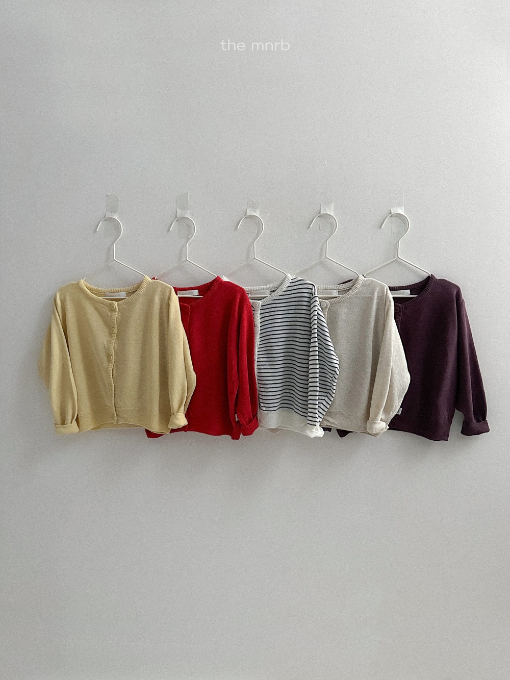 MiniRobe24｜(70-110) 針織開襟外套