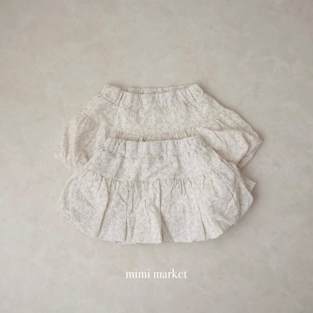 mimi market01 (75-90cm)  碎花南瓜裙褲