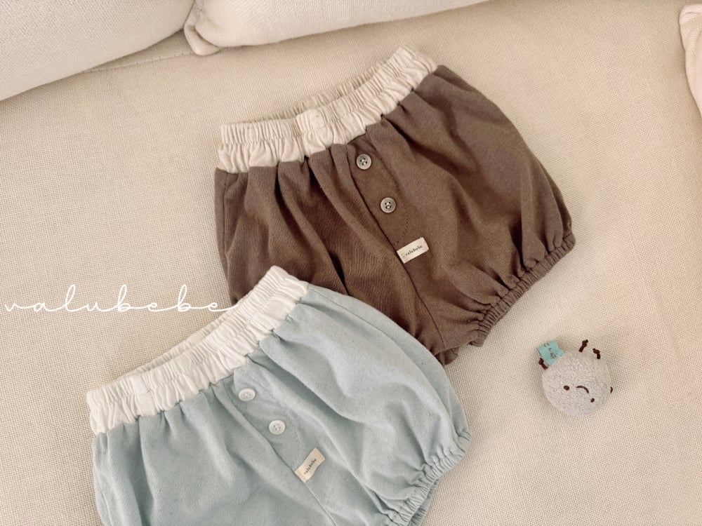 Valubebe 41｜(65-80cm) 撞色紐帶南瓜褲