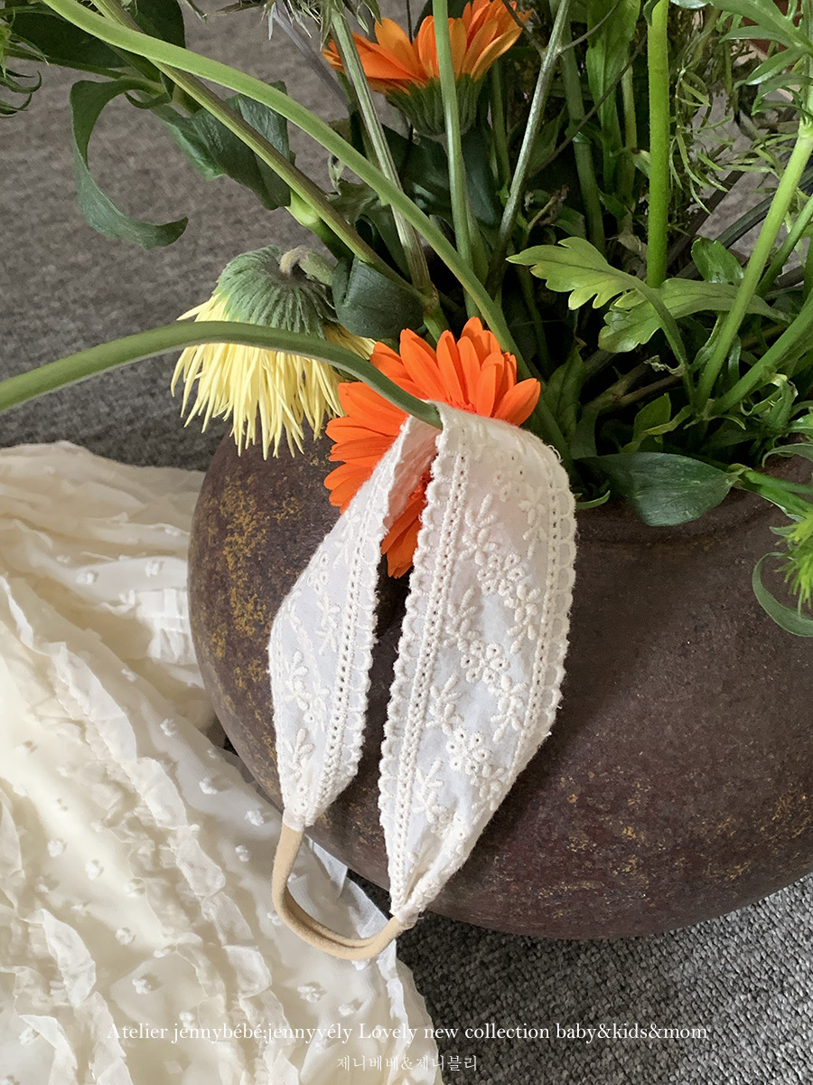 JE32｜(free) 繡花髮帶