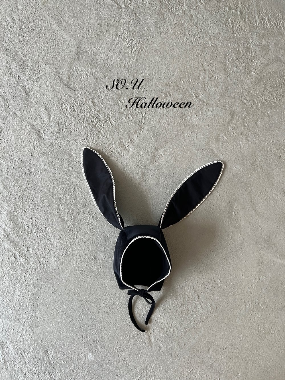 SO.U01｜(Free)  絨毛兔耳朵帽