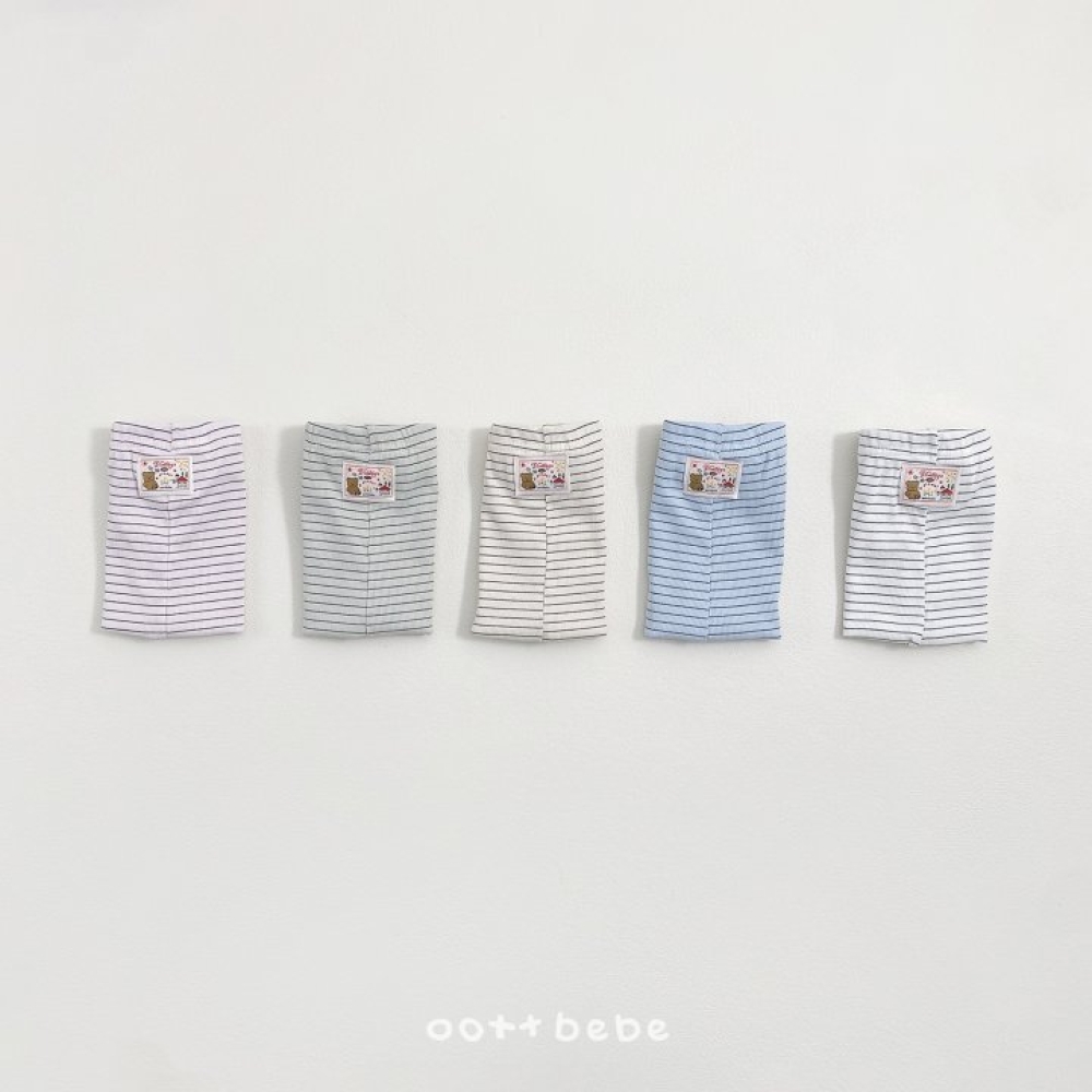 Oottbebe05｜(1y-7y)  條紋打底褲