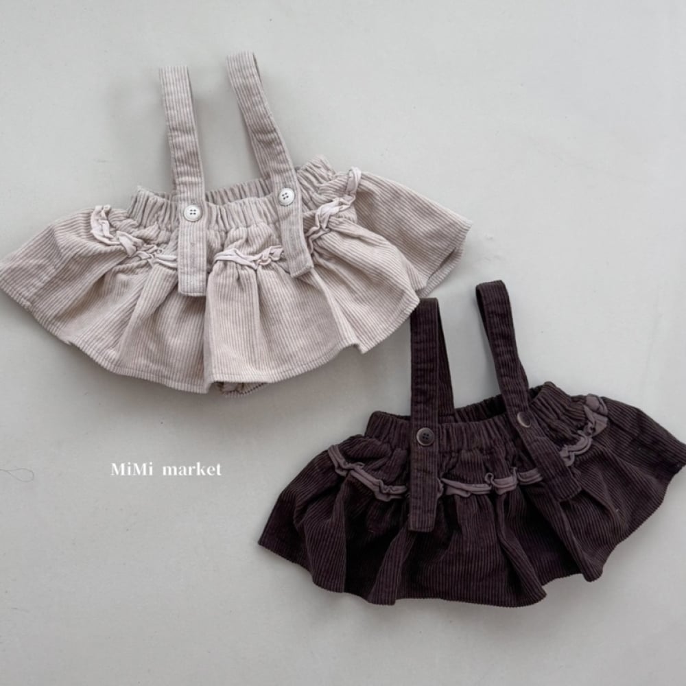 mimi market06 (65-85cm)  素色吊帶包屁裙