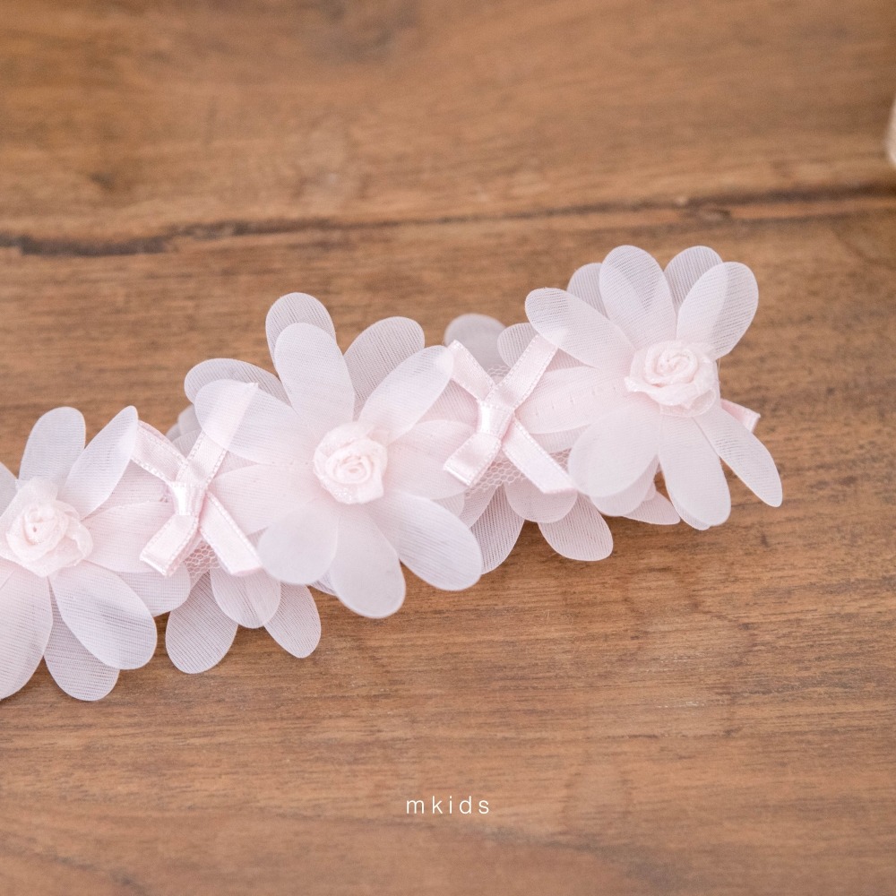 M-KIDS45｜(65-115cm) 花朵髮帶
