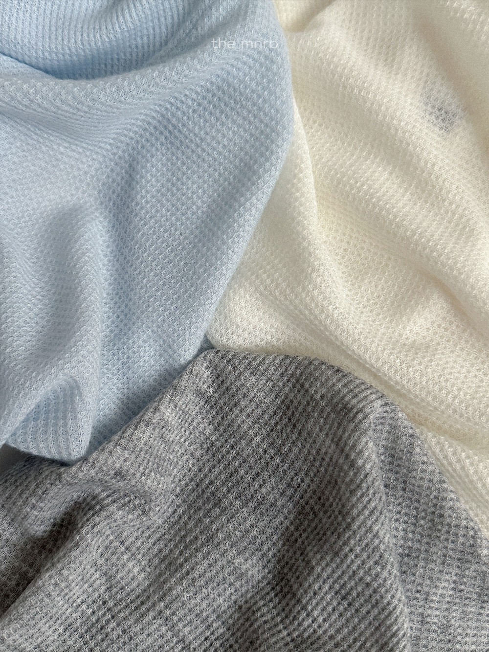 MiniRobe37｜(70-110) 華夫格寬鬆長袖上衣