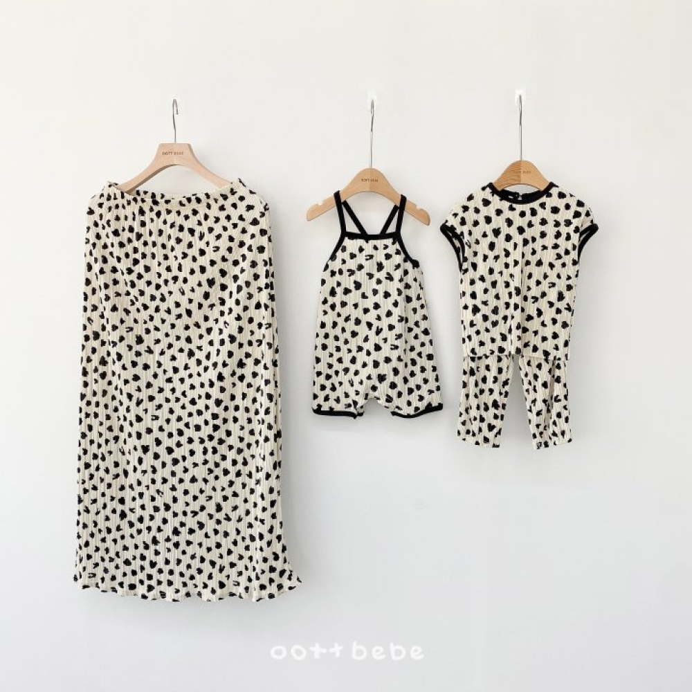 Oottbebe07｜(0m-12m  1y-7y  MOM)  小豹紋親子裝
