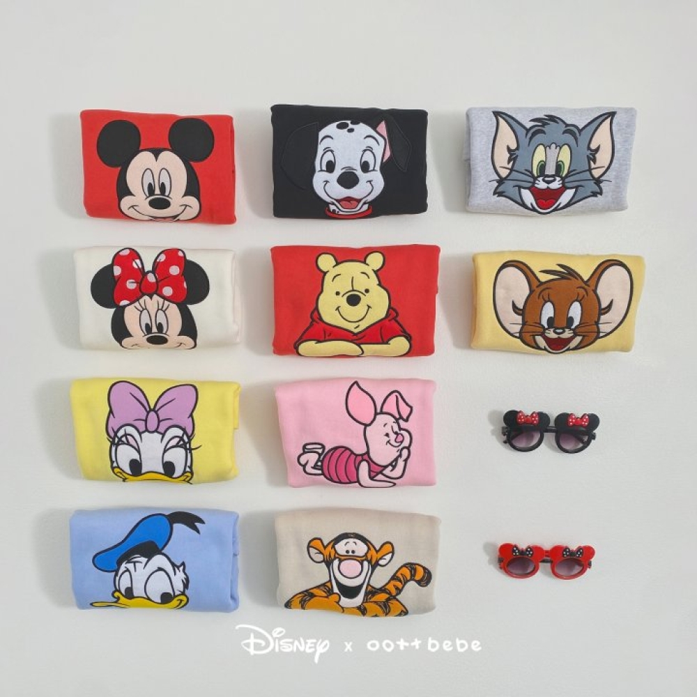 Oottbebe25｜(1y-7y) 	十款迪士尼卡通圖案兒童上衣