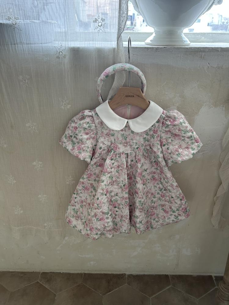 Azalea10｜(85-118cm) 甜美碎花連身裙