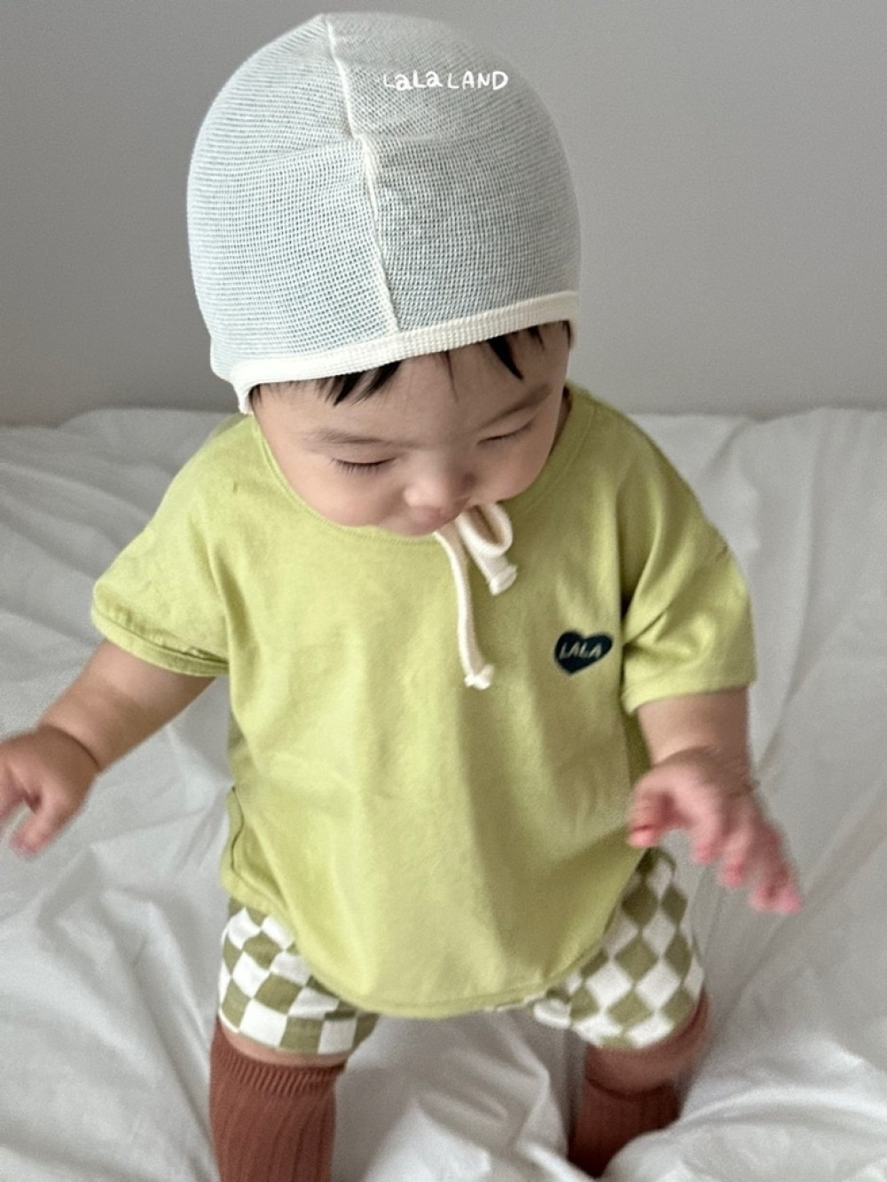 lala land08｜(3m-18m) 4色經典LOGO愛心上衣