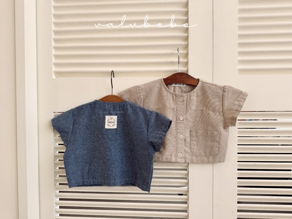 Valubebe 28｜(65-90cm) 鈕釦圓領襯衫