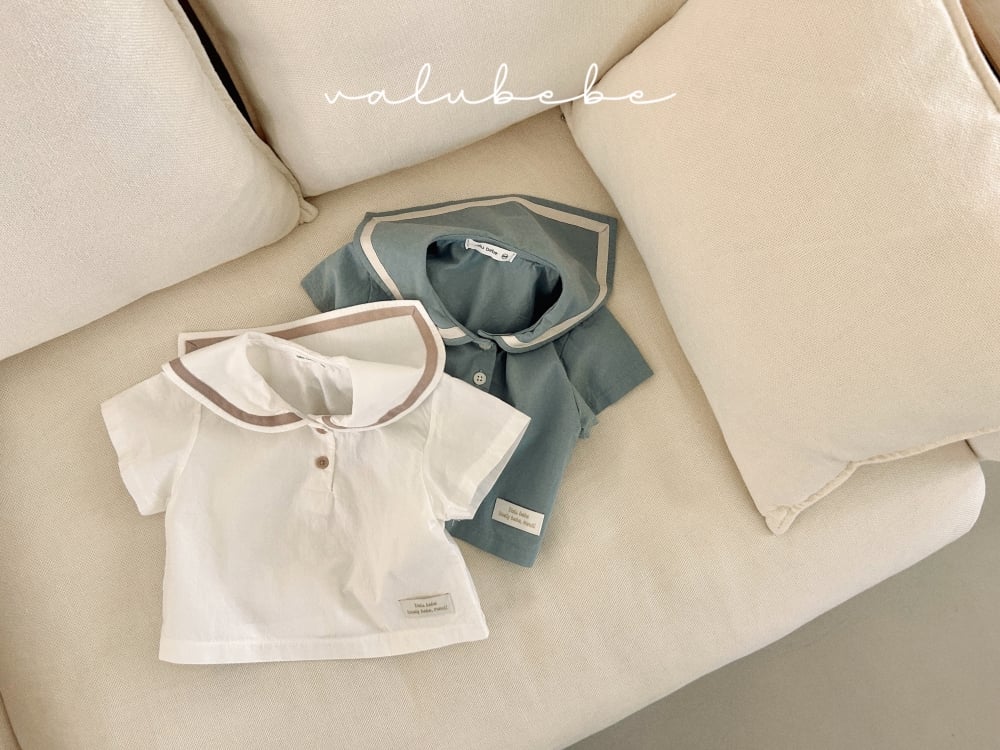 Valubebe 03｜(65-90cm)  水手紐扣襯衫