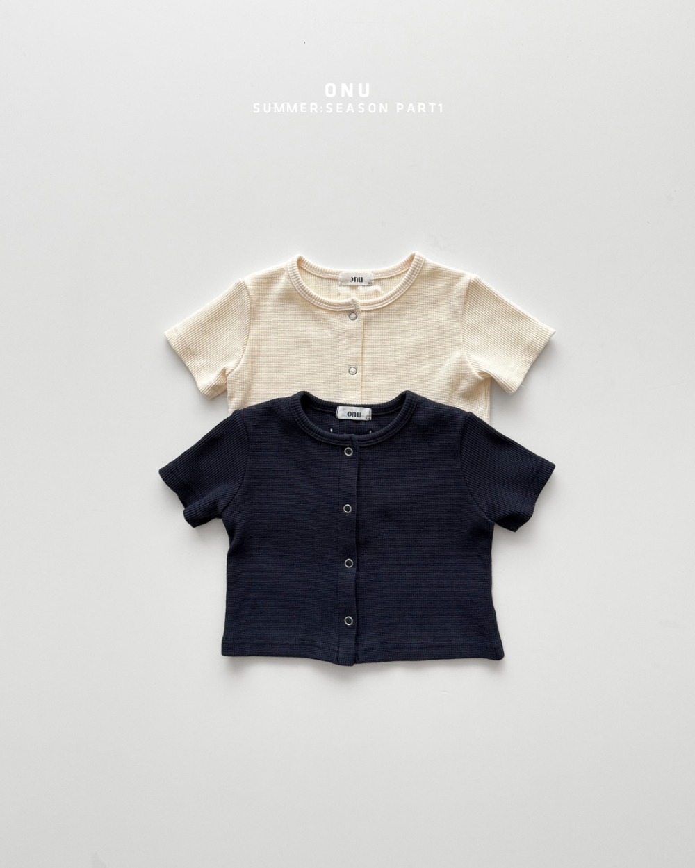 onu28｜(70cm-115cm) 短袖開襟外套