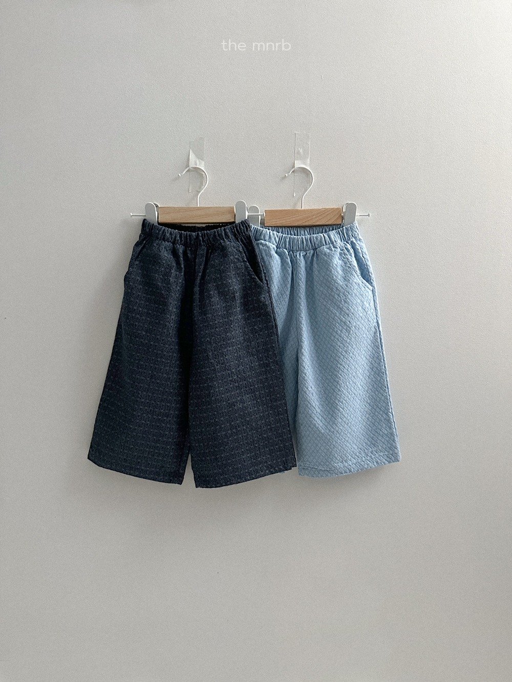 MiniRobe08｜(70-110) 壓紋直筒長褲