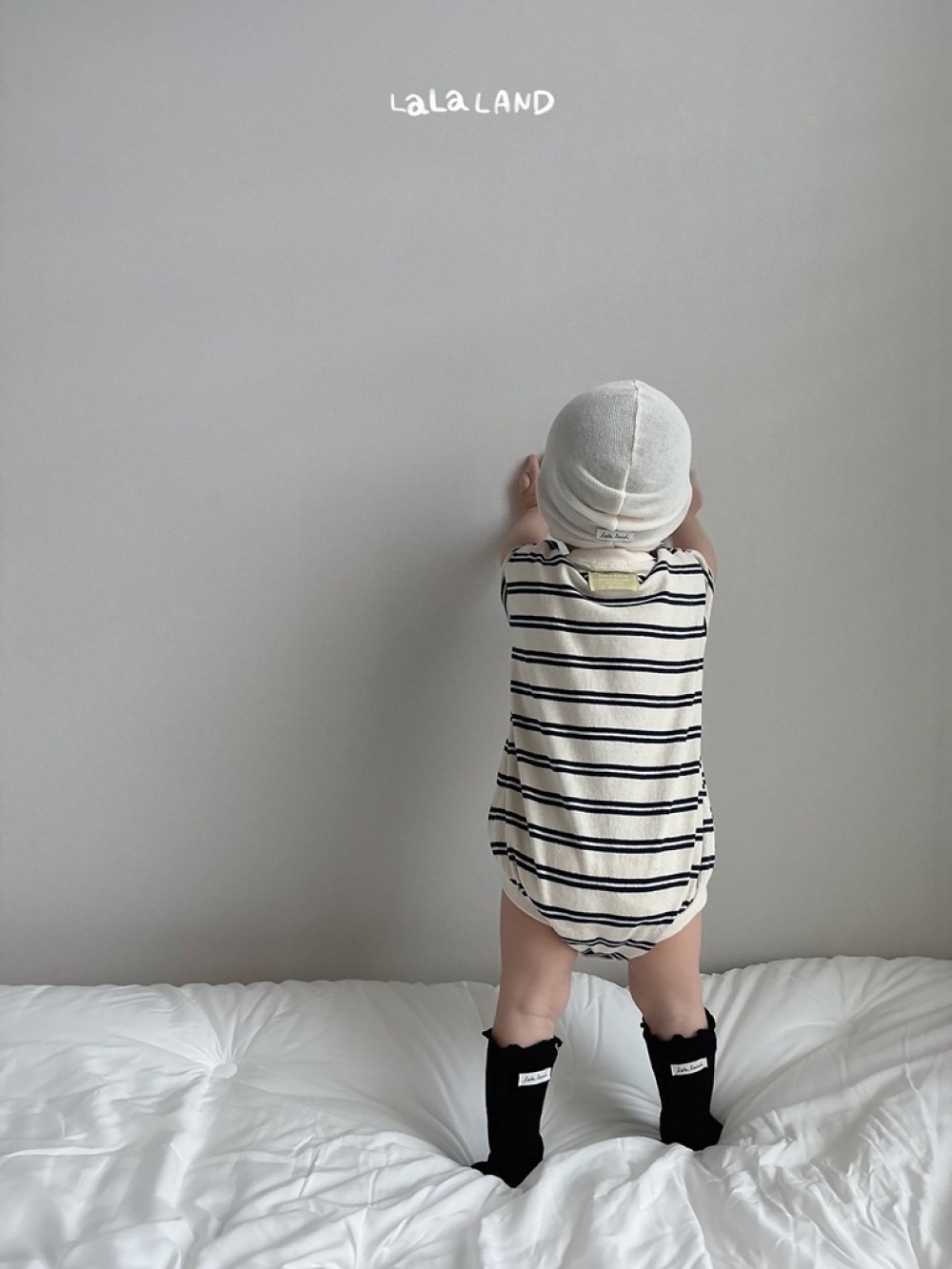 lala land25｜(3m-18m) 2色條紋包屁衣