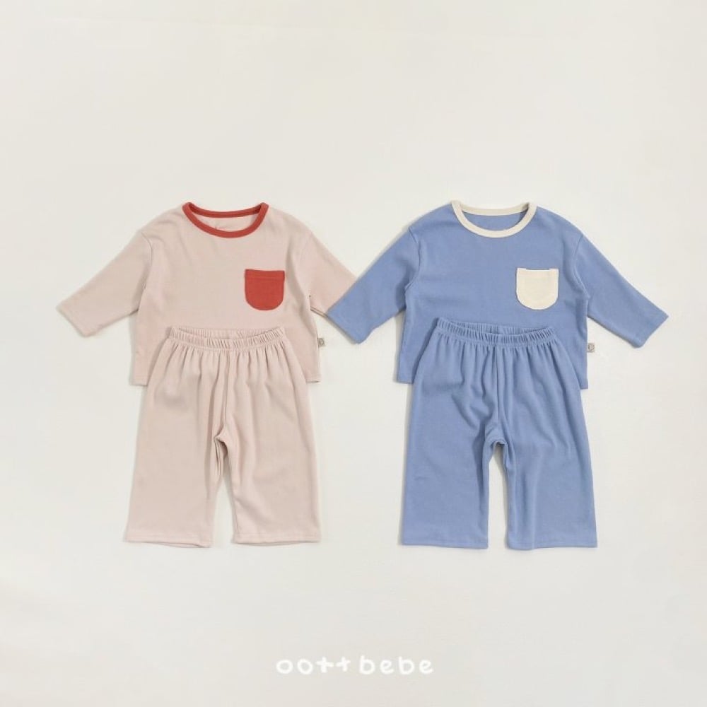 Oottbebe09｜(1y-7y) 軟綿口袋套裝