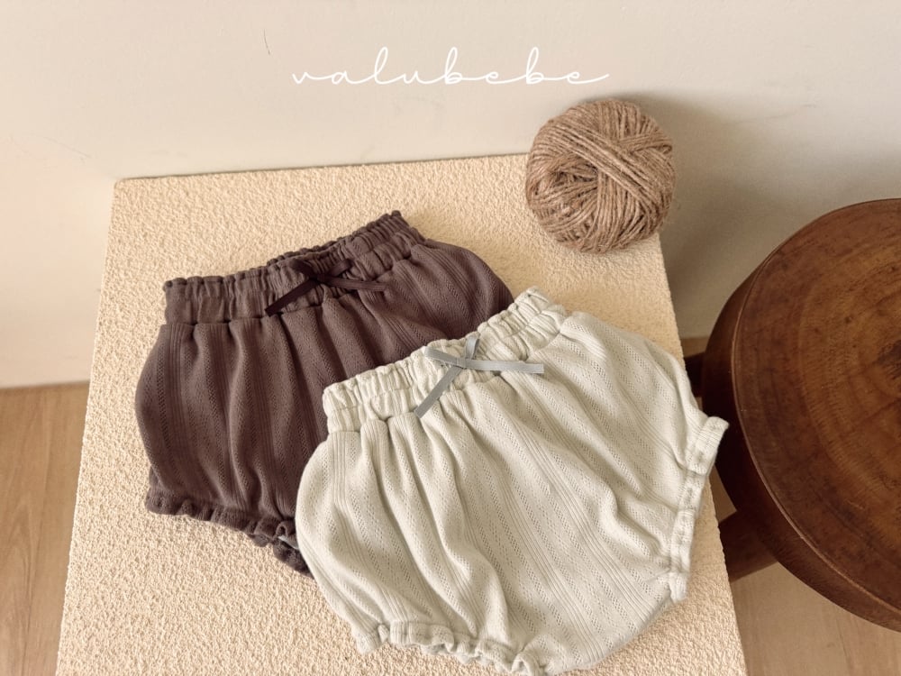 Valubebe 44｜(65-80cm) 編織紋鬆緊短褲